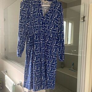 Boden Blue and White Women's Dress